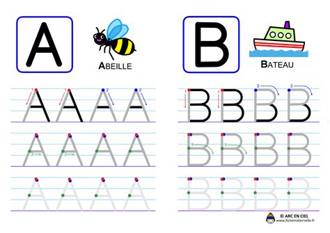 Écrire les lettres en capitales MS .